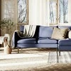 Customform Kampinė sofa, POSH P Juodas, 89x210 cm, Juoda