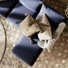 Customform Kampinė sofa, POSH P Juodas, 89x210 cm, Juoda