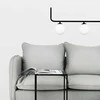 Customform Kampinė sofa, POSH P WOOD, 0.89x2.1x0.9 m, Platininė pilka