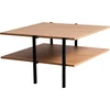 Customform Kavos stalas, DARYL METAL 55, 0.55x0.55x0.55 m, Auksinis