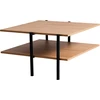 Customform Kavos stalas, DARYL METAL 55, 0.55x0.55x0.55 m, Auksinis