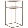 Customform Kavos Stalas, TENSIO 2 AUKŠTO METALAS 30, 0.3x0.3x0.6 m, Auksinis
