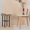 Customform Kavos stalas, WALT WOOD 80, 80x80x45 cm, Juoda