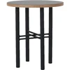 Customform Kavos stalas, WALT WOOD 80, 80x80x45 cm, Juoda