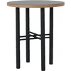Customform Kavos stalas, WALT WOOD 80, 80x80x45 cm, Juoda