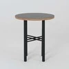 Customform Kavos stalas, WALT WOOD 80, 80x80x45 cm, Juoda