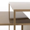 Customform Kavos staliukai, 2WALL TRIO METAL, 55x55x55 cm, Auksas