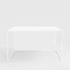 Customform Kavos staliukas, 2WALL METAL 80, 80x80x45 cm, Baltas