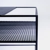 Customform Kavos staliukas, DARYL METAL 55, 0.55x0.55x0.55 m, Balta
