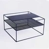 Customform Kavos staliukas, DARYL METAL 60, 0.6x0.6x0.45 m, Juodas