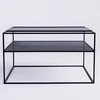 Customform Kavos staliukas, DARYL METAL 60, 0.6x0.6x0.45 m, Juodas