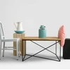 Customform Kavos staliukas, MEMO METAL, 80x80 cm, Balta