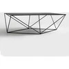 Customform Kavos staliukas, MEMO SOLID WOOD, 100x60 cm, Juoda