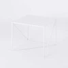 Customform Kavos staliukas, OBROOS METAL 50, 0.5x0.5x0.45 m, Baltas