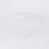 Customform Kavos staliukas, OBROOS METAL 50, 0.5x0.5x0.45 m, Baltas