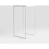 Customform Kavos staliukas / Šoninis staliukas, TENSIO METAL 30, 30x60 cm, Balta