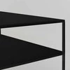 Customform Kavos staliukas, TENSIO 2 AUKŠTO METALAS, 100x60 cm, Juoda