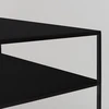 Customform Kavos staliukas, TENSIO 2 AUKŠTO METALAS, 100x60 cm, Juoda