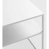 Customform Kavos staliukas, TENSIO 2 AUKŠTŲ METALAS, 60x100 cm, Baltas