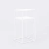 Customform Kavos staliukas, TENSIO 2 FLOOR METAL 30, 0.3x0.3x0.6 m, Baltas