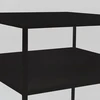 Customform Kavos staliukas, TENSIO 2 FLOOR METAL 50, 50x50x45 cm, Juoda