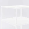 Customform Kavos staliukas, TENSIO 2 FLOOR METAL 30, 0.3x0.3x0.6 m, Baltas