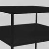 Customform Kavos staliukas, TENSIO 2 FLOOR METAL 50, 50x50x45 cm, Juoda