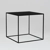 Customform Kavos staliukas, TENSIO METAL 50, 0.5x0.5x0.45 m, Juodas