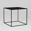 Customform Kavos staliukas, TENSIO METAL 50, 0.5x0.5x0.45 m, Juodas