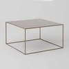 Customform Kavos staliukas, TENSIO METAL 80, 0.8x0.8x0.45 m, Auksinis