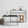 Customform Kavos staliukas, TENSIO METAL 80, 80x80x45 cm, Juodas