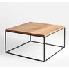 Customform Kavos staliukas, TENSIO SOLID WOOD 80, 0.8x0.8x0.45 m, Juodas