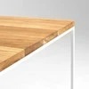 Customform Kavos staliukas, TENSIO WOOD, 100x100 cm, Baltas