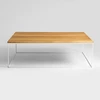 Customform Kavos staliukas, TENSIO WOOD, 100x60 cm, Baltas