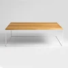 Customform Kavos staliukas, TENSIO WOOD, 140x80 cm, Baltas