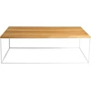 Customform Kavos staliukas, TENSIO WOOD, 140x80 cm, Baltas