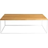 Customform Kavos staliukas, TENSIO WOOD, 140x80 cm, Baltas