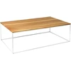 Customform Kavos staliukas, TENSIO WOOD, 100x60 cm, Baltas