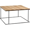 Customform Kavos staliukas, WALT METAL 50, 0.5x0.5x0.45 m, Auksinis