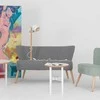 Customform Kavos staliukas, WALT WOOD, 100x60 cm, Juodas