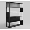 Customform Knygų stovas, HYLLER, 150x110 cm, baltas