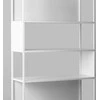 Customform Knygų stovas, HYLLER, 150x110 cm, Juoda