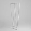 Customform Knygų stovas, HYLLER SIDE, 150x75 cm, Baltas