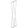 Customform Knygų stovas, HYLLER SIDE, 150x75 cm, Baltas