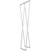 Customform Knygų stovas, HYLLER SIDE, 150x75 cm, Baltas