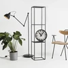 Customform Knygų stovas, TENSIO PILLAR 3F, 140x30 cm, Juoda