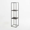 Customform Knygų stovas, TENSIO PILLAR 3F, 140x30 cm, Juoda