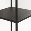 Customform Knygų stovas, TENSIO PILLAR 3F, 140x30 cm, Juoda