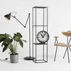 Customform Knygų stovas, TENSIO PILLAR 3F, 140x30 cm, Juoda