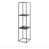Customform Knygų stovas, TENSIO PILLAR 3F, 140x30 cm, Juoda